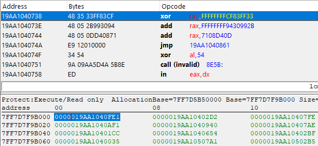IAT Obfuscated Pointer jmp 1