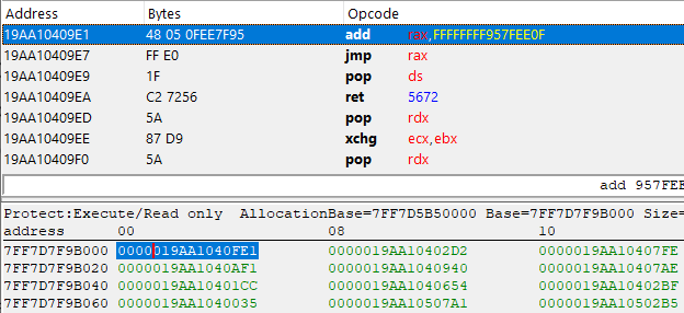 IAT Obfuscated Pointer jmp 3